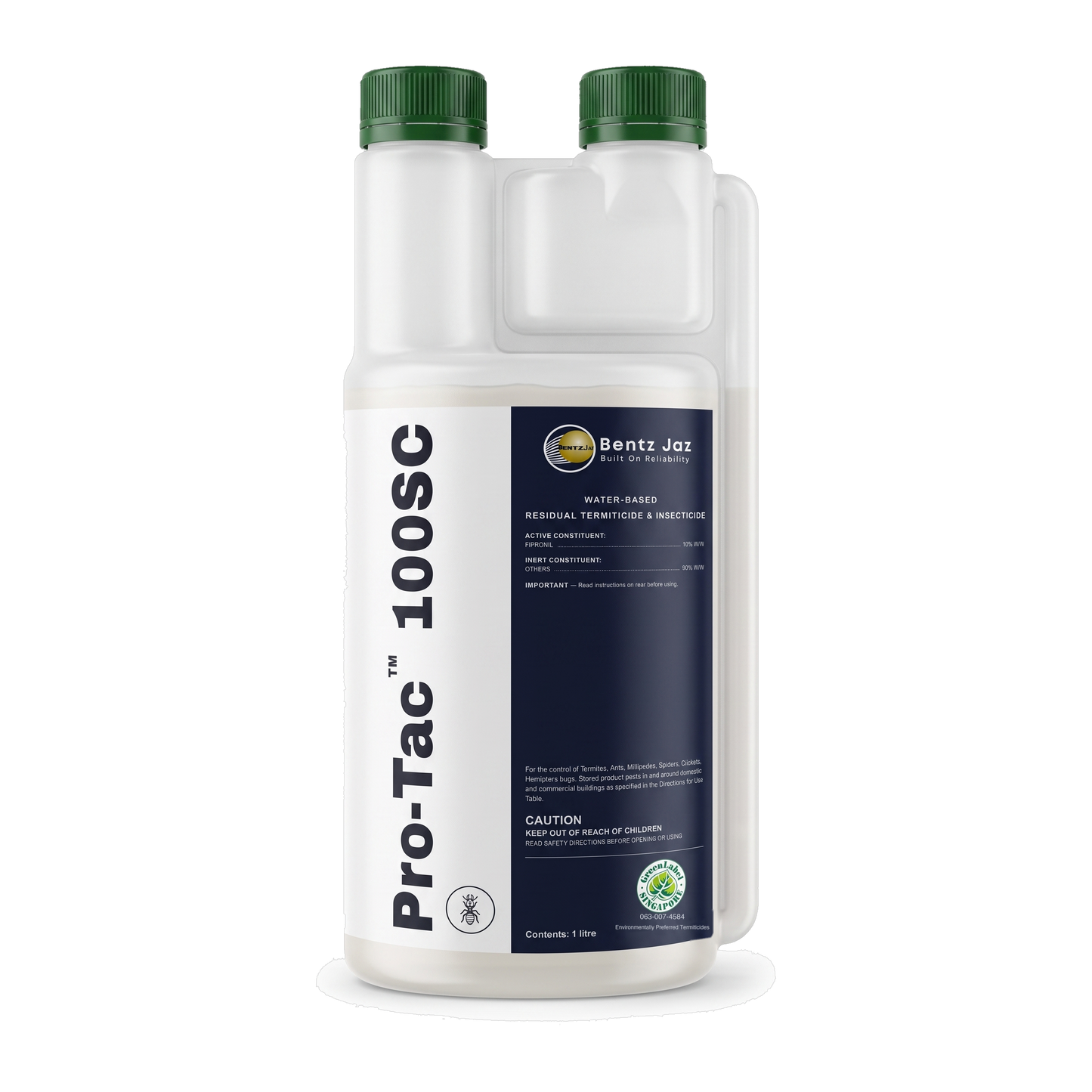 Pro-Tac 100SC water-based termiticide 1 litre bottle