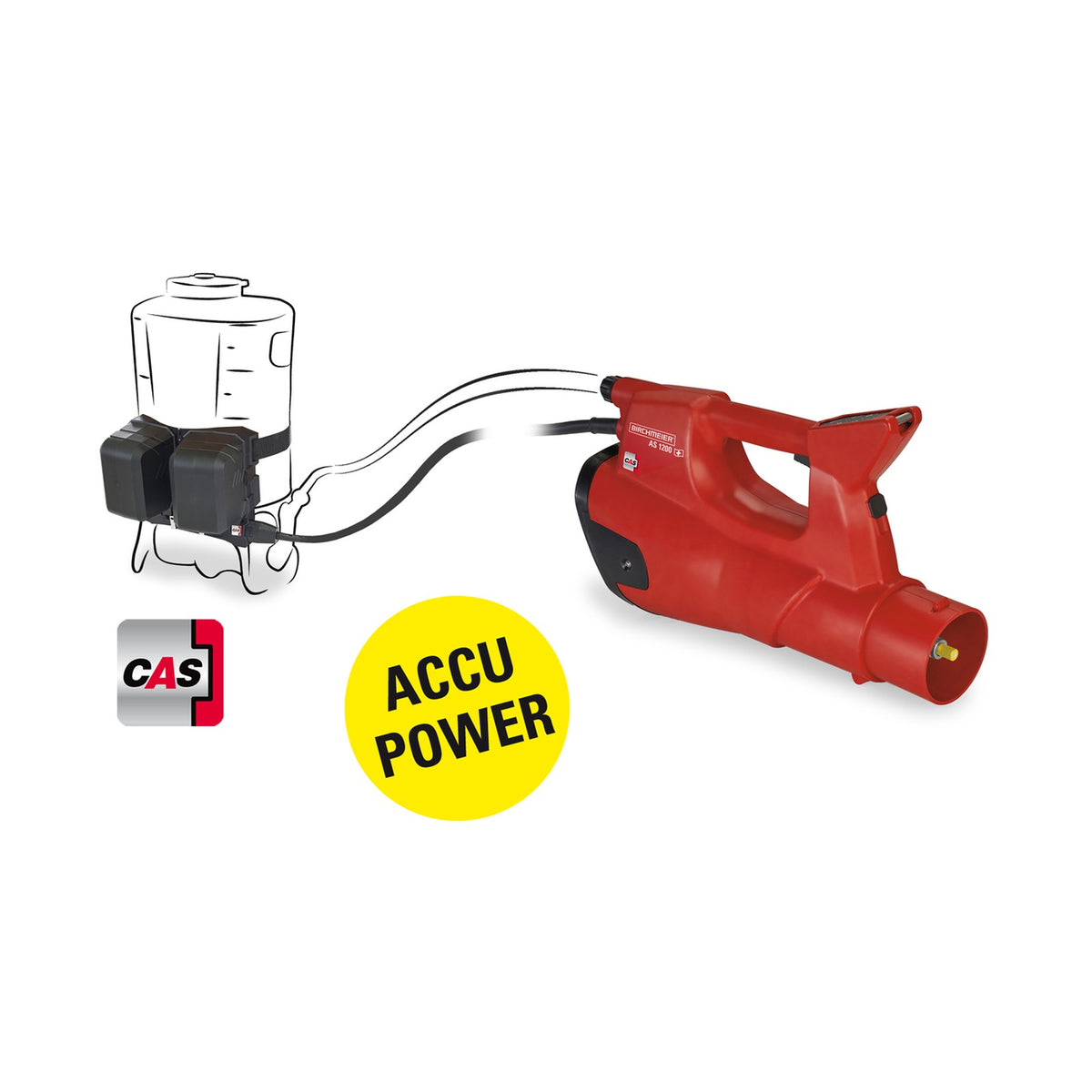Birchmeier AS 1200 with CAS battery system