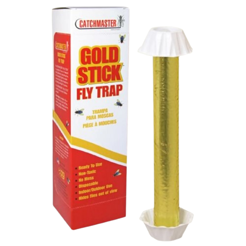 Catchmaster Mini Gold Stick Fly-12pc/box