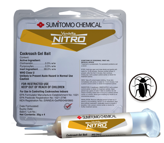 Vendetta Nitro Cockroach Gel Bait