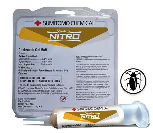 Vendetta Nitro Cockroach Gel Bait